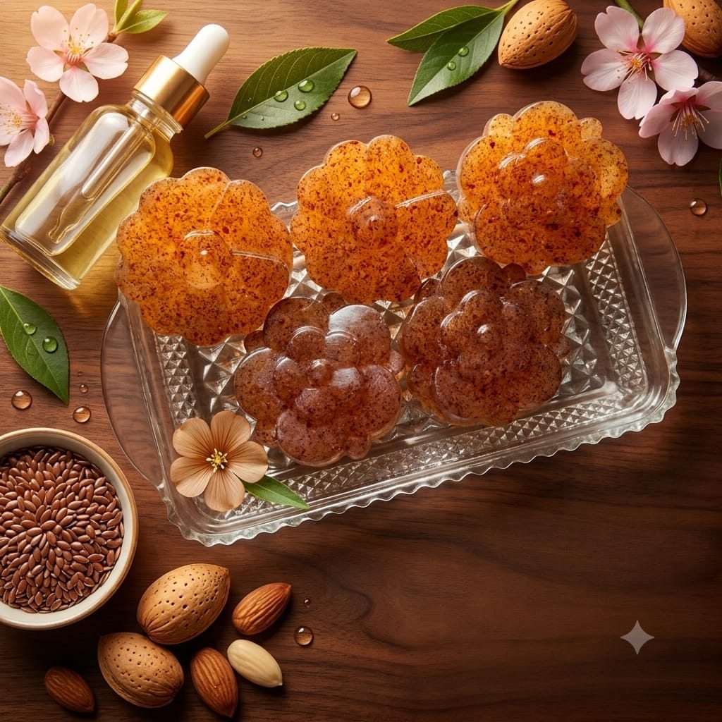 Linaza y aceite de almendras